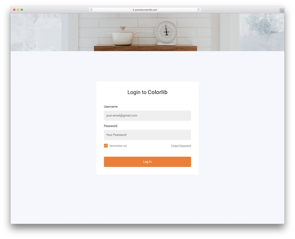 login form 03