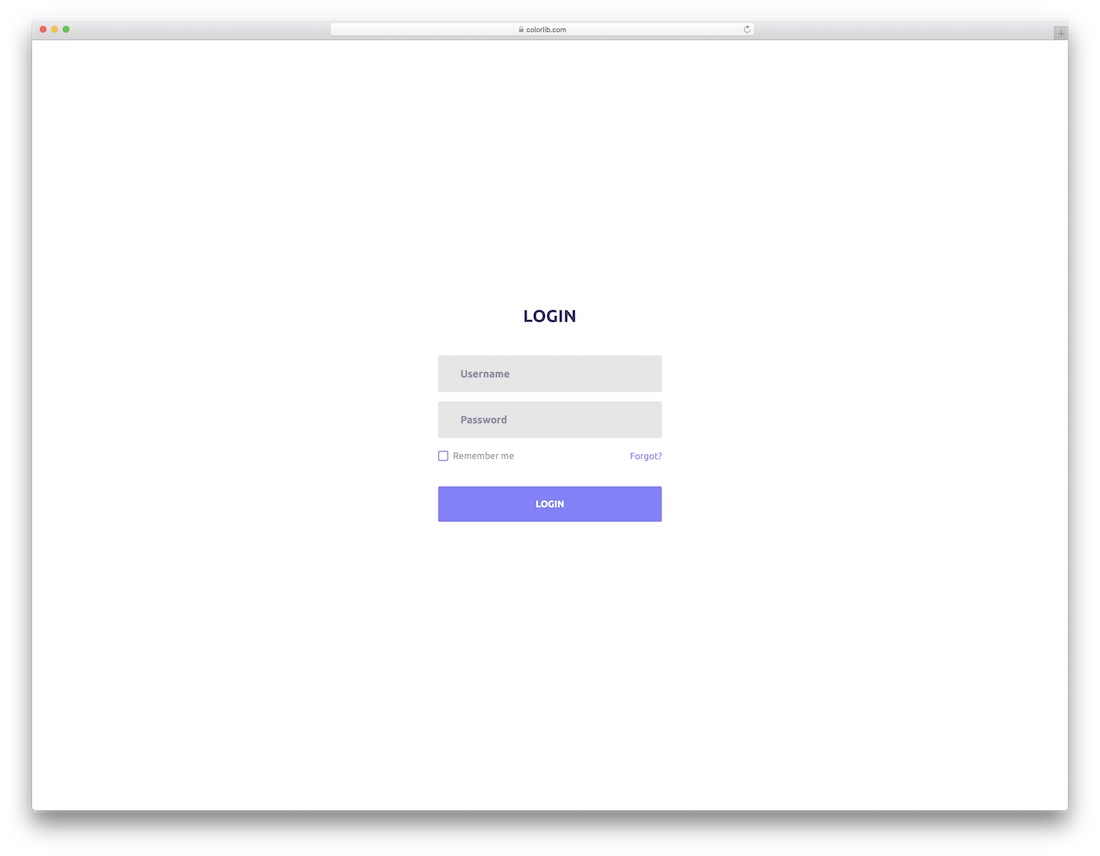 login form v10