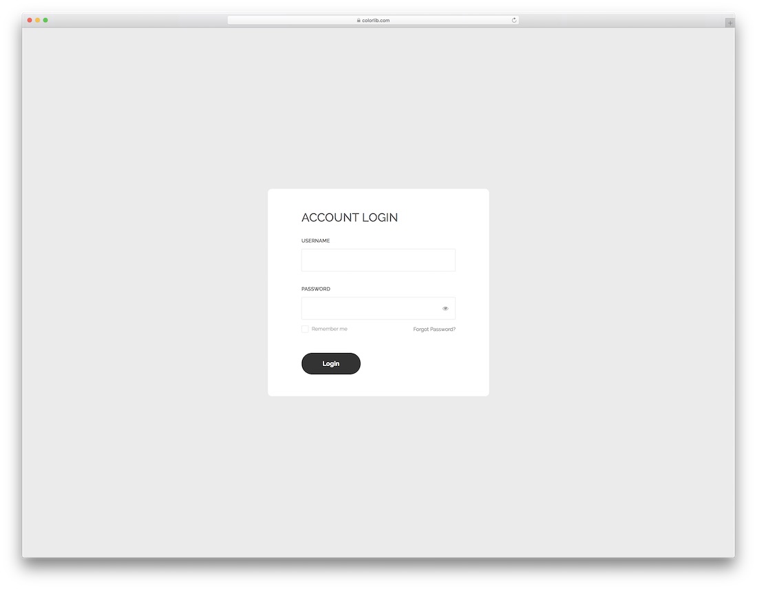 login form v14