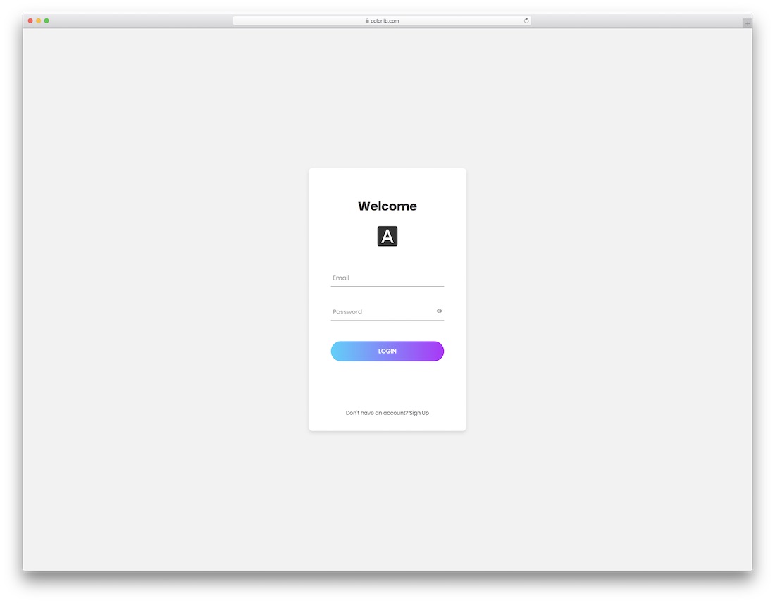 login form v2