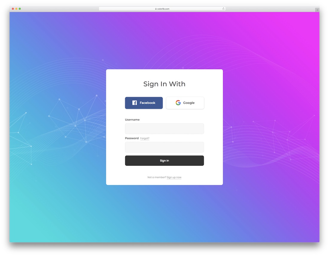 login form v5