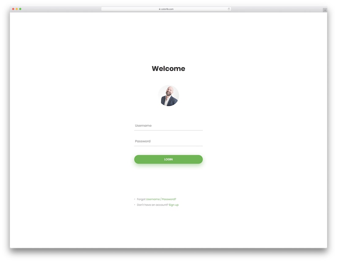 login form v6