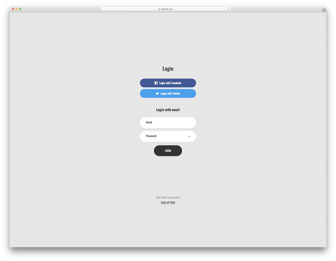 login form v7